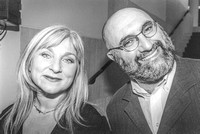 Helen Lederer and Alexei Sayle London 1999