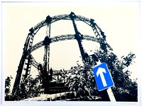 Great Yarmouth Gasometer 2015 photography/Screenprint Edition of 10 - £65 plus £6 UK p&p