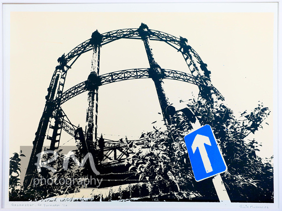 Great Yarmouth Gasometer 2015 photography/Screenprint Edition of 10 - £65 plus £6 UK p&p