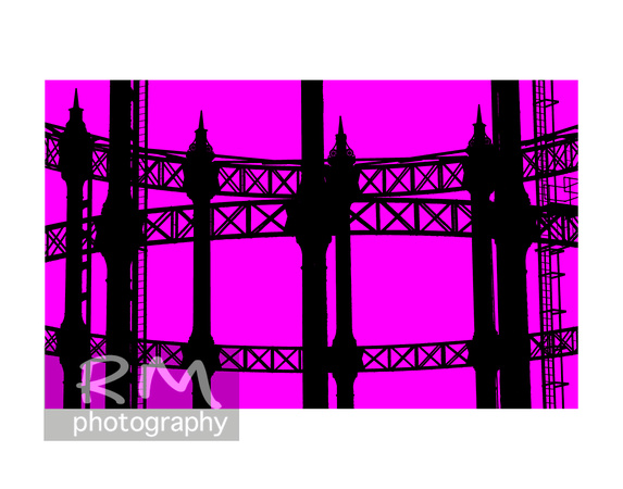 Great Yarmouth detail pink 2020 print from 2015 original photograph. photography/digital art print