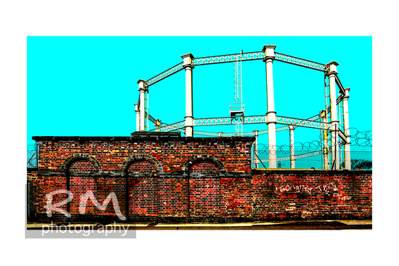 Macclesfield Gasometer 15x10 2020 photography/digital art print