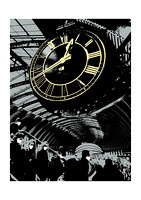 York Station Clock and masks 2021