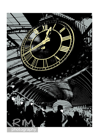 York Station Clock and masks 2021